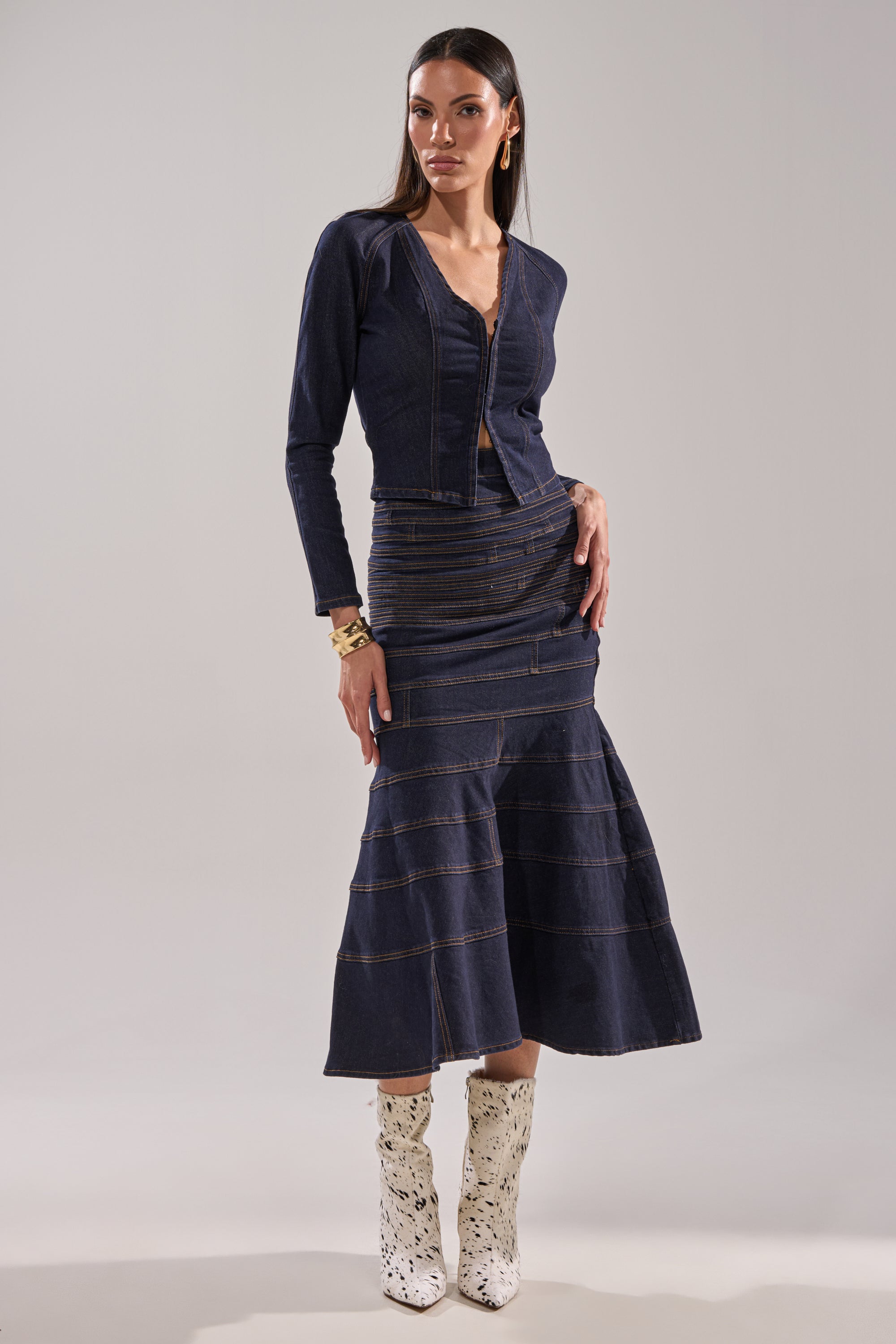 ALL ABOUT THAT DENIM MAXI SKIRT