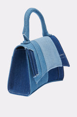 WESTIE PATCHWORK DENIM PURSE