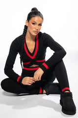 ONE LOVE STRIPE SWEATER LEGGING